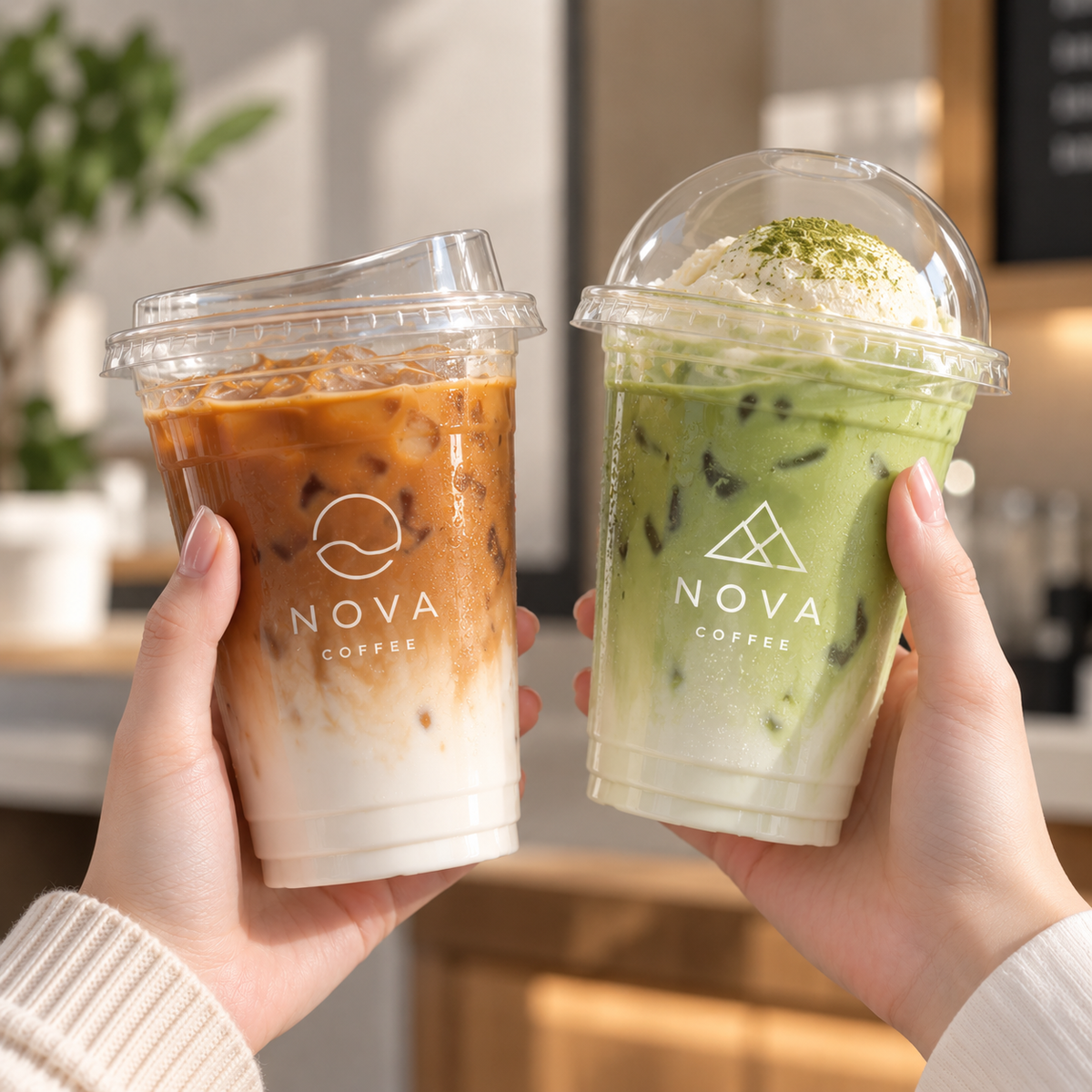 Custom Compostable Cold Drink Cups