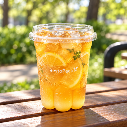 Custom Petal Bottom PET Cold Cups