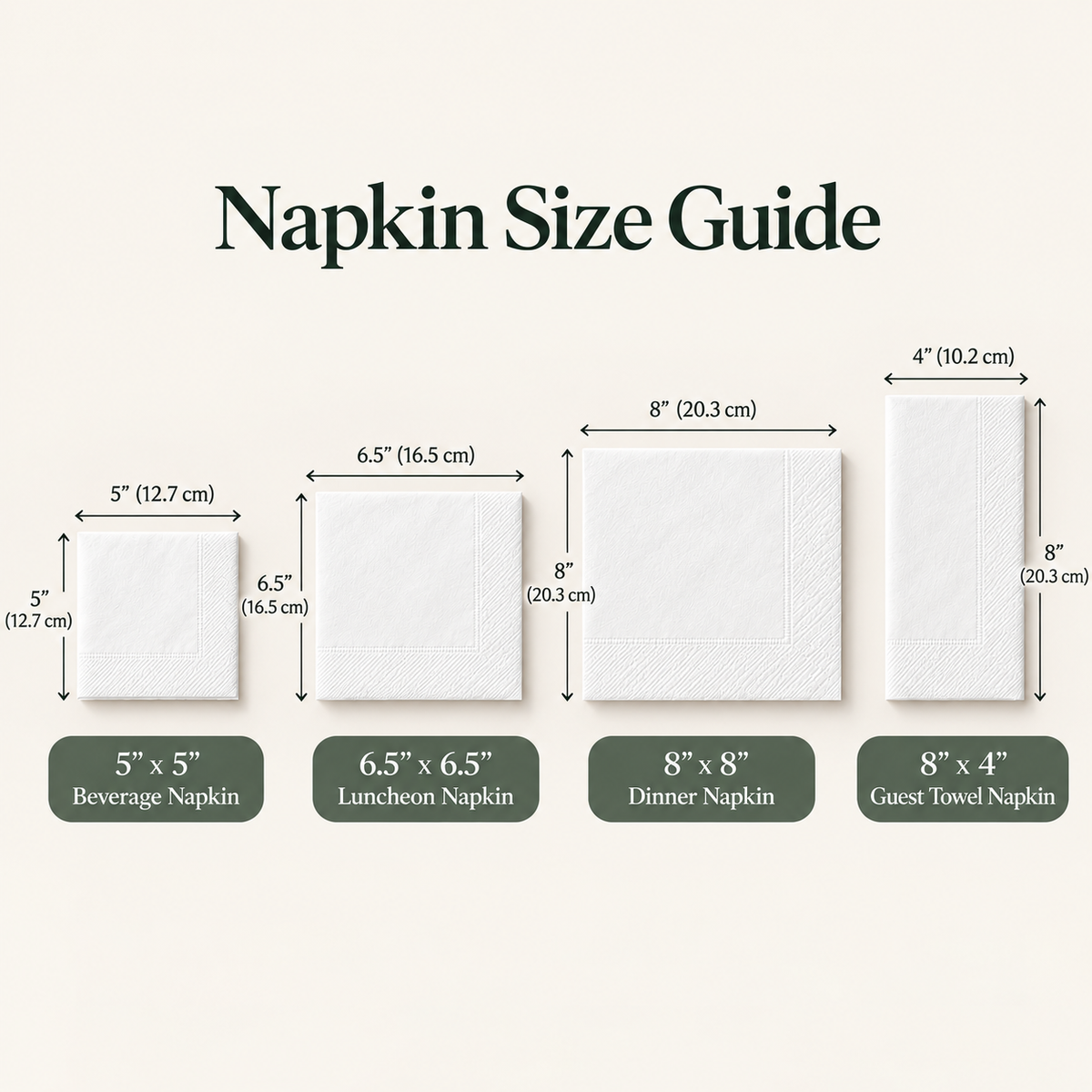 Custom Debossed Napkins