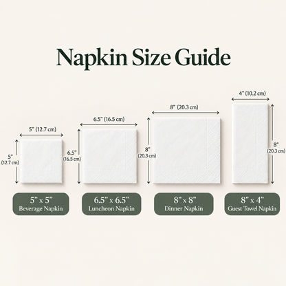 Custom Debossed Napkins