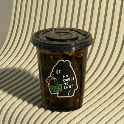 Custom PET Flat-Bottom Cold Drink Cups – Multicolor Printing