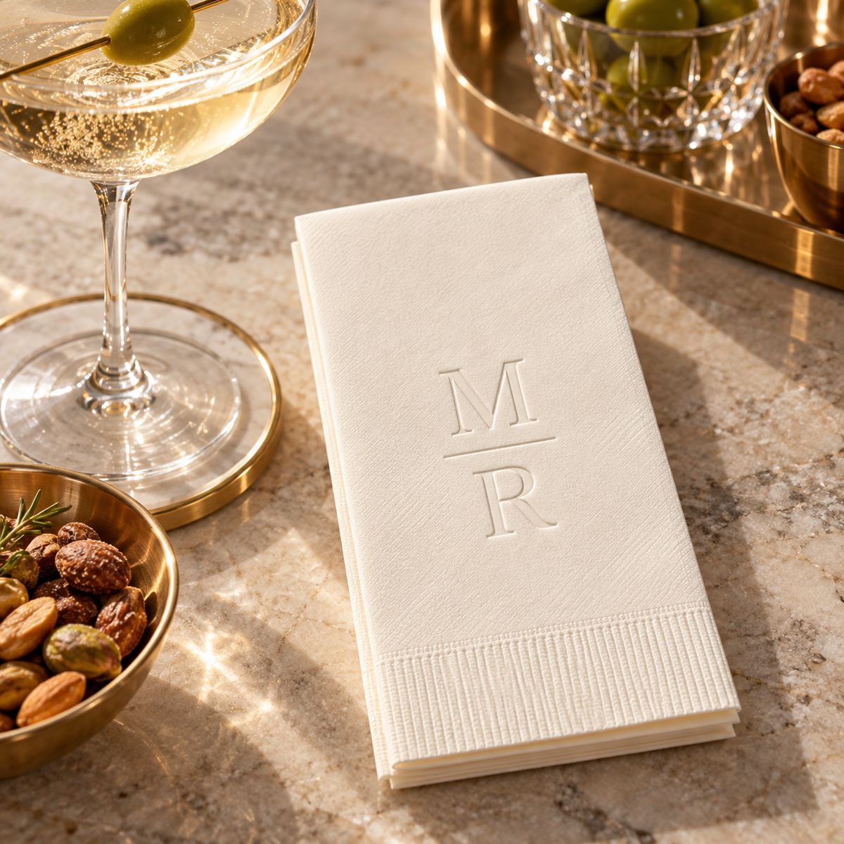 Custom Debossed Napkins