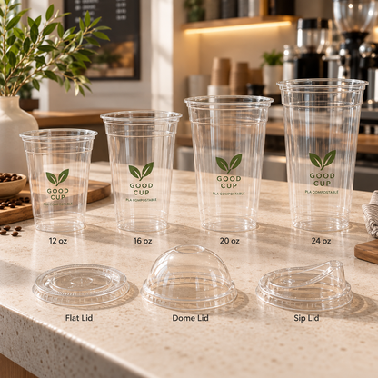 Custom Compostable Cold Drink Cups