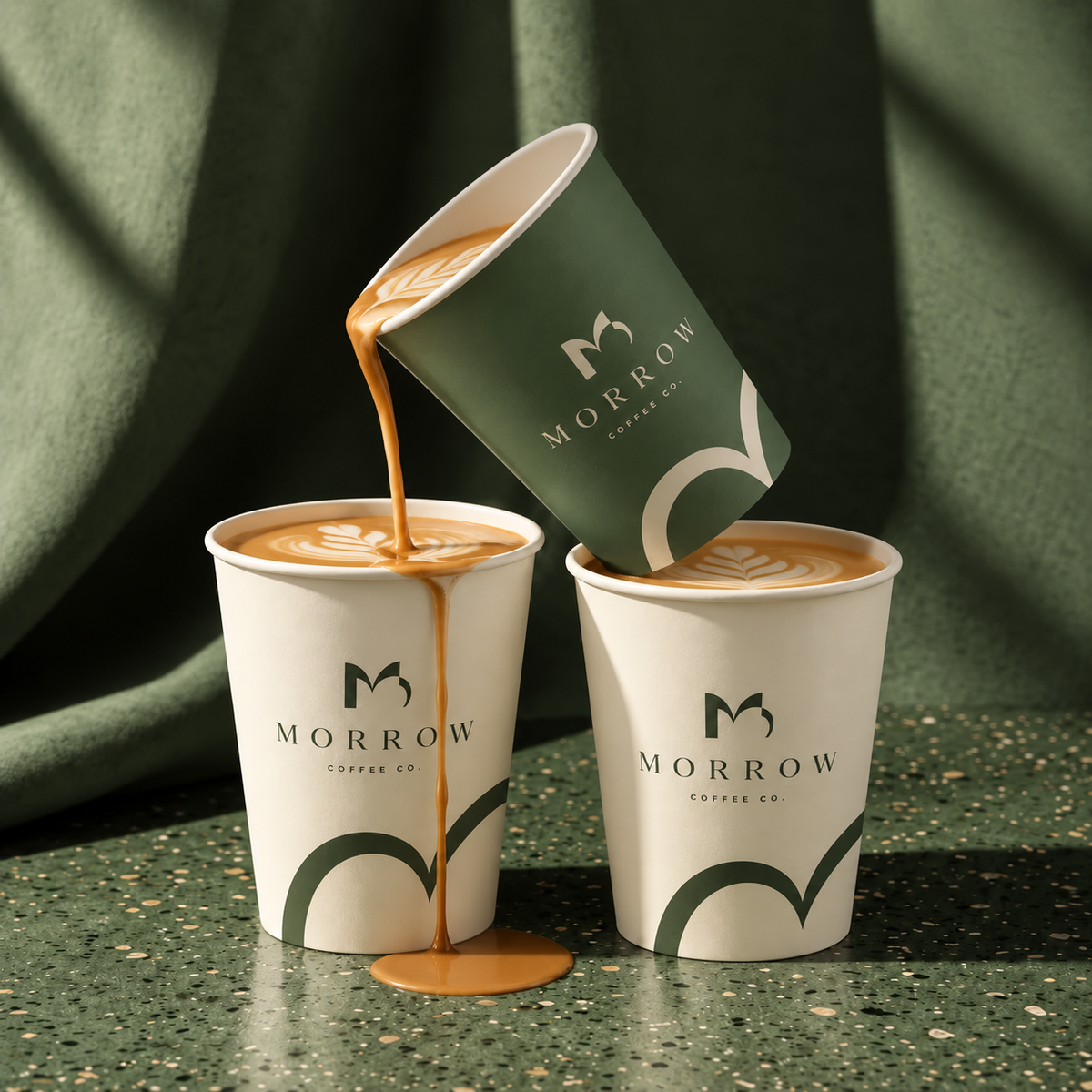 Custom Printed Single Wall Coffee Cups
