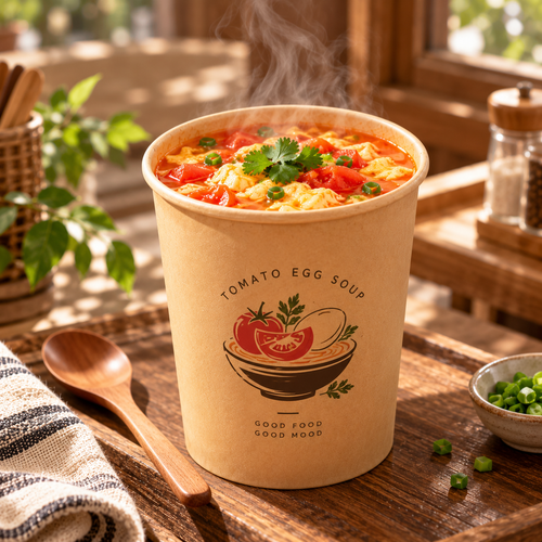 Custom Logo Paper Buckets With Lids Disposable Printed Food Containers For Restaurant Takeout