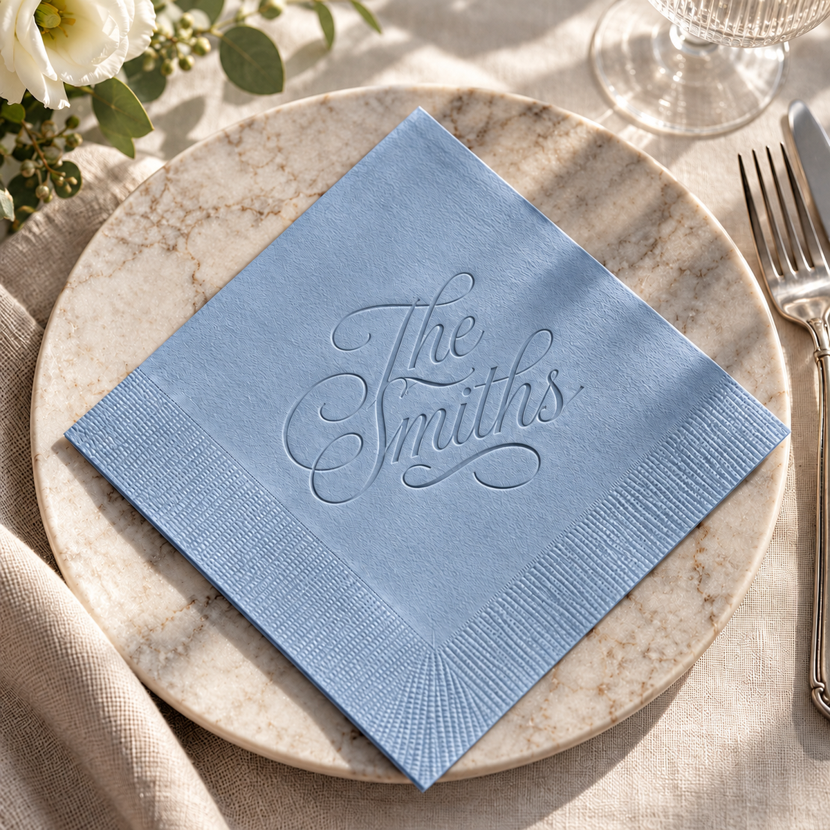 Custom Debossed Napkins