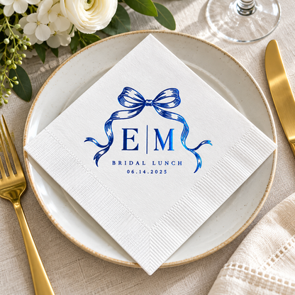 Custom Foil Stamped Napkins