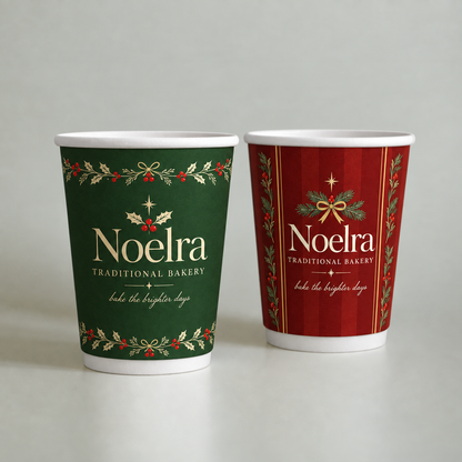 Custom Double Wall Paper Coffee Cups