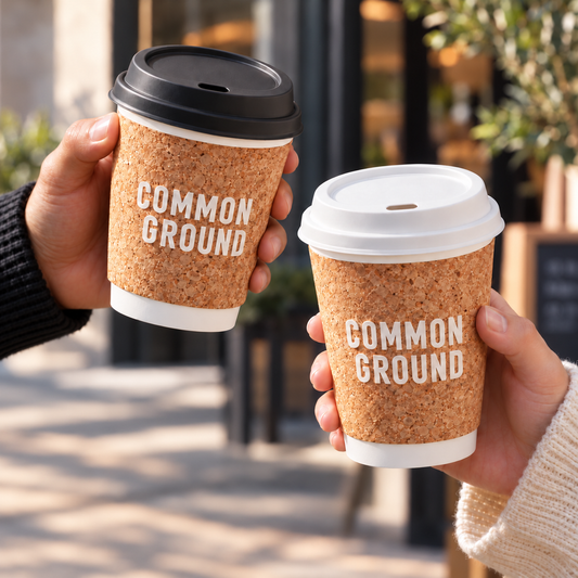 Eco Friendly Custom Cork Coffee Cups