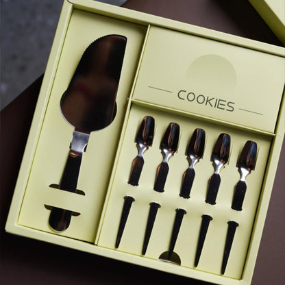 Custom 7-Piece Stainless Steel Cake Serving Set