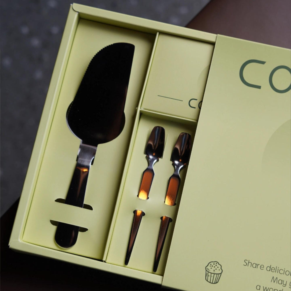 Custom 7-Piece Stainless Steel Cake Serving Set