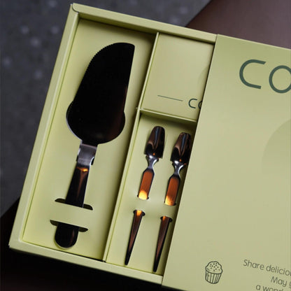 Custom 7-Piece Stainless Steel Cake Serving Set