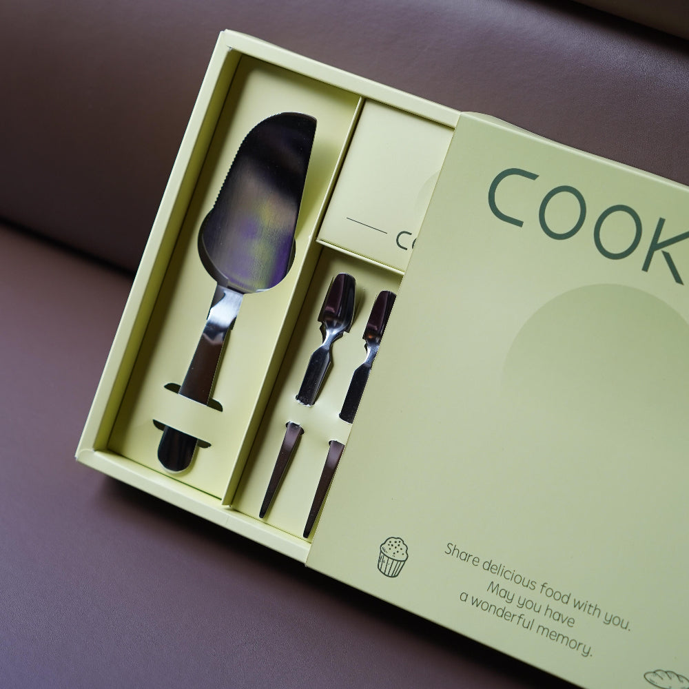 Custom 7-Piece Stainless Steel Cake Serving Set
