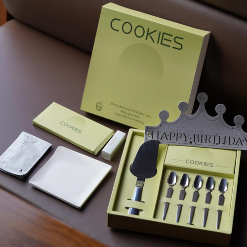 Custom 7-Piece Stainless Steel Cake Serving Set