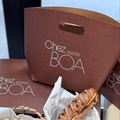 Die-Cut Handle Paper Bag – Eco-Friendly Shopping & Takeaway Bag