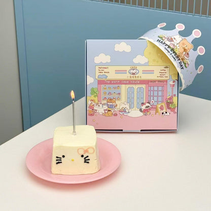 7-Piece Cute Cake Tableware Set with Gift Box