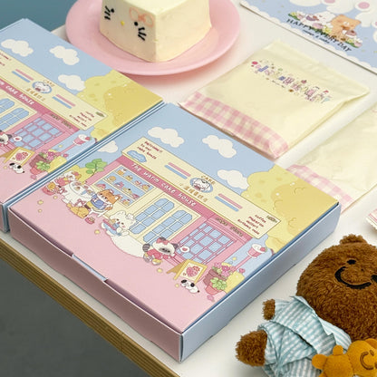 7-Piece Cute Cake Tableware Set with Gift Box